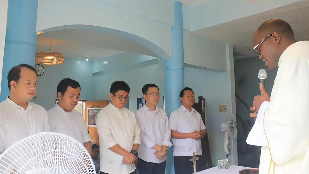 Avvio dell’anno propedeutico eudista a Tagaytay: un nuovo incorporato e quattro nuovi candidati