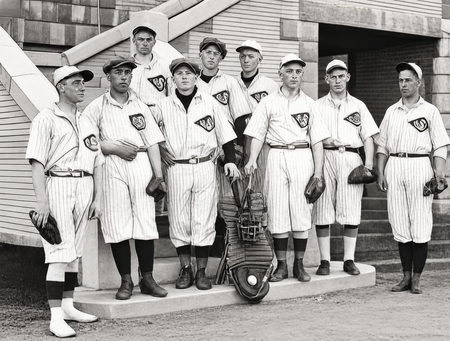 The softball club in 1924