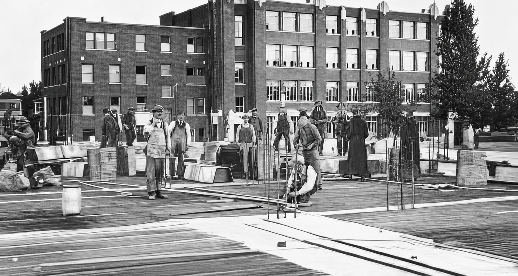 Construction en 1938