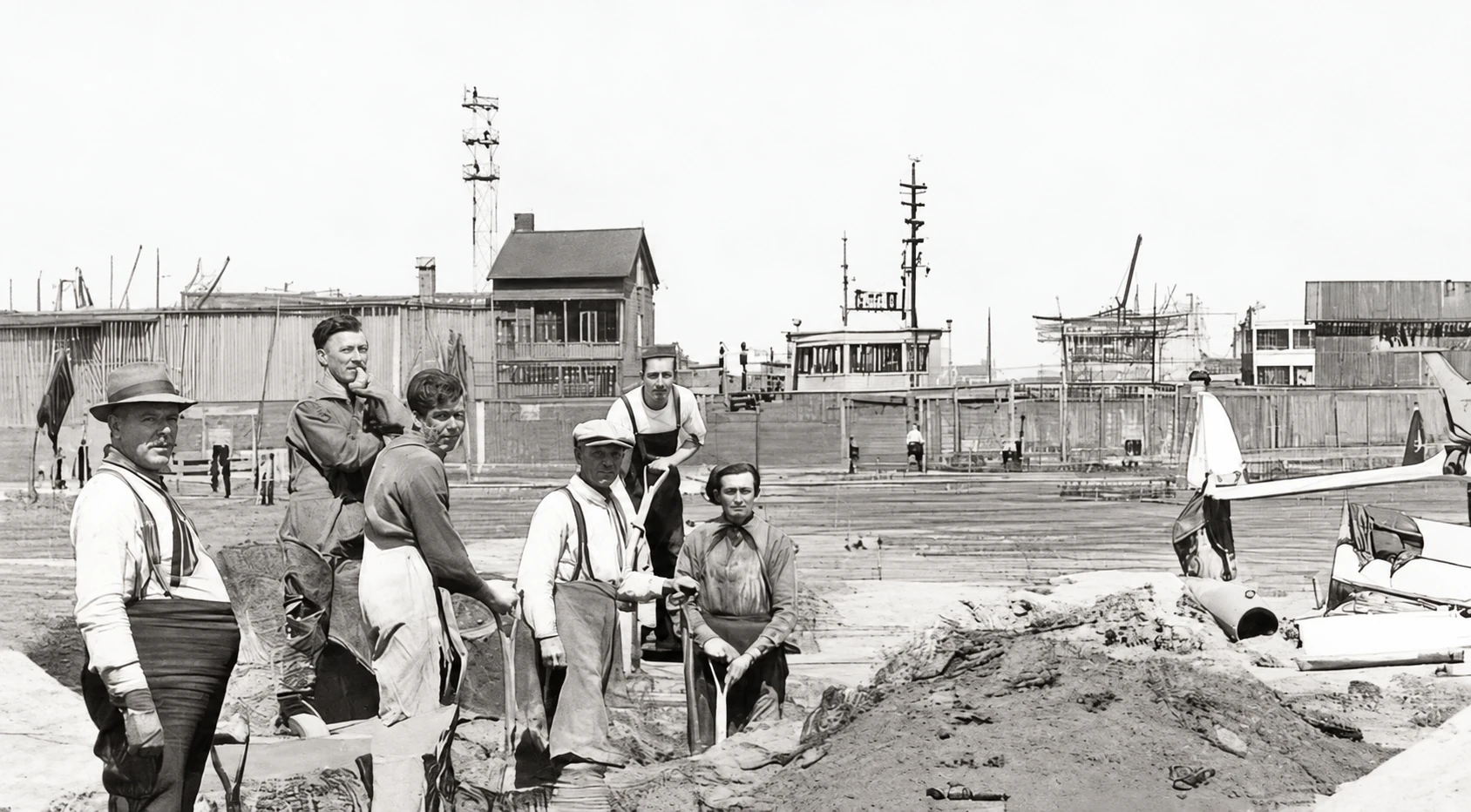 Track construction, 1946
