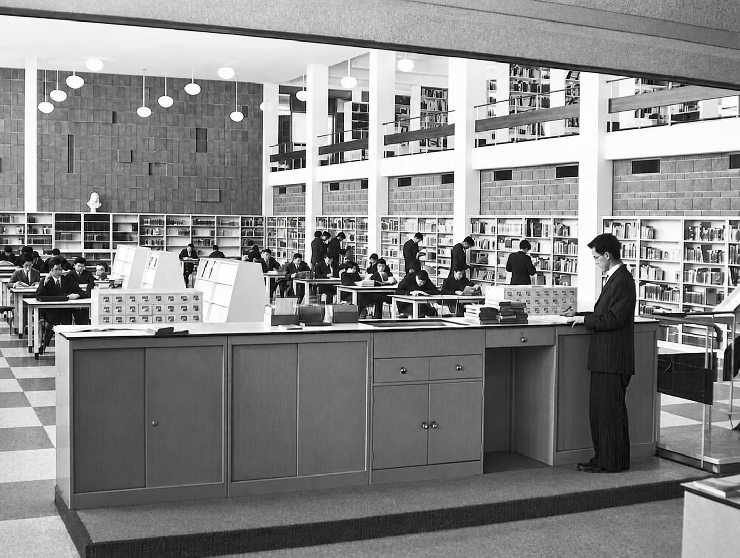 Wing B — library