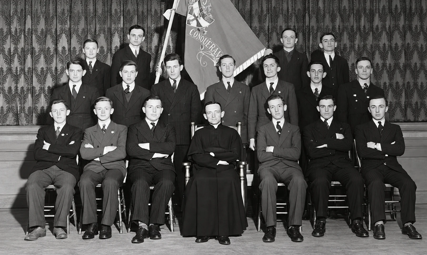 Group of students in 1940–1941