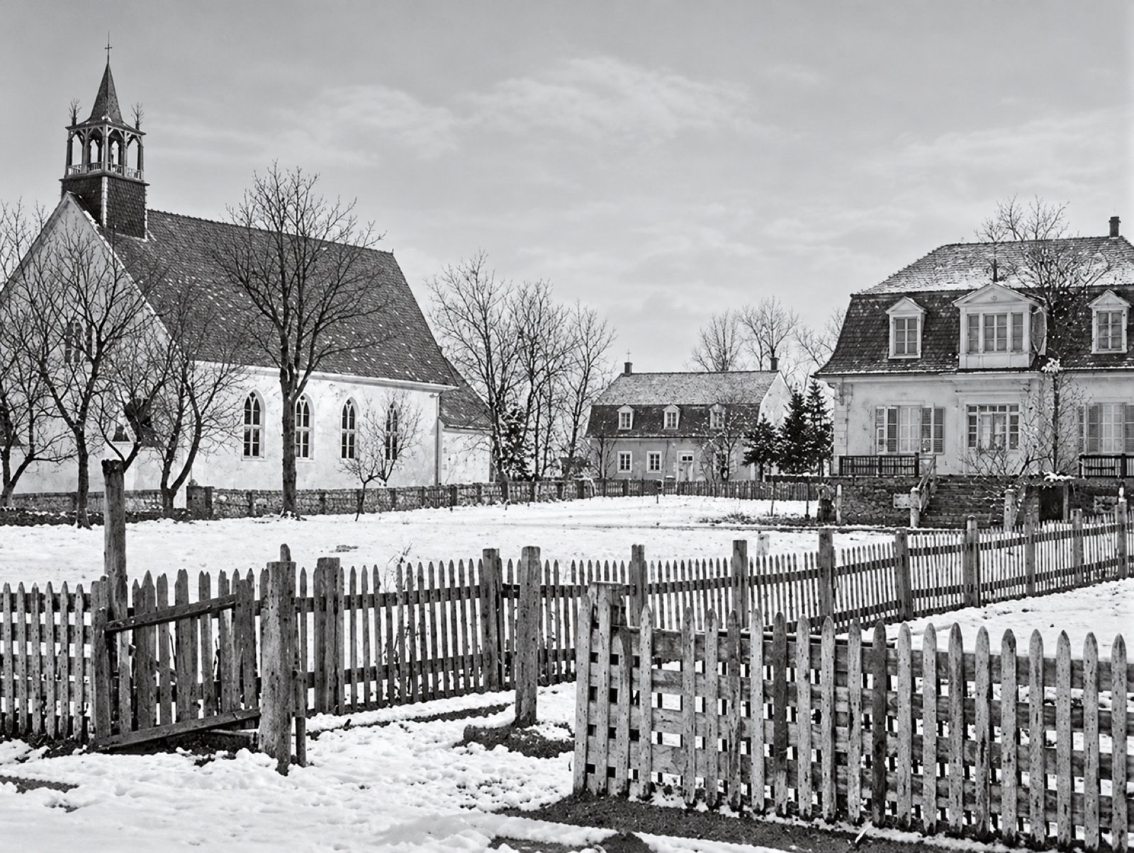 Bersimis en hiver, photographie prise par Jean Le Jollec