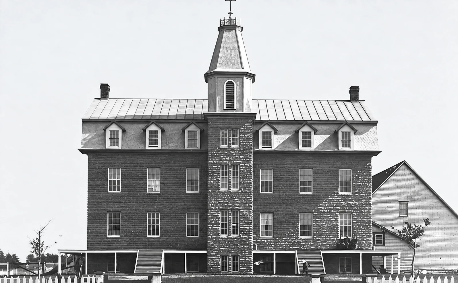 College exterior, 1898