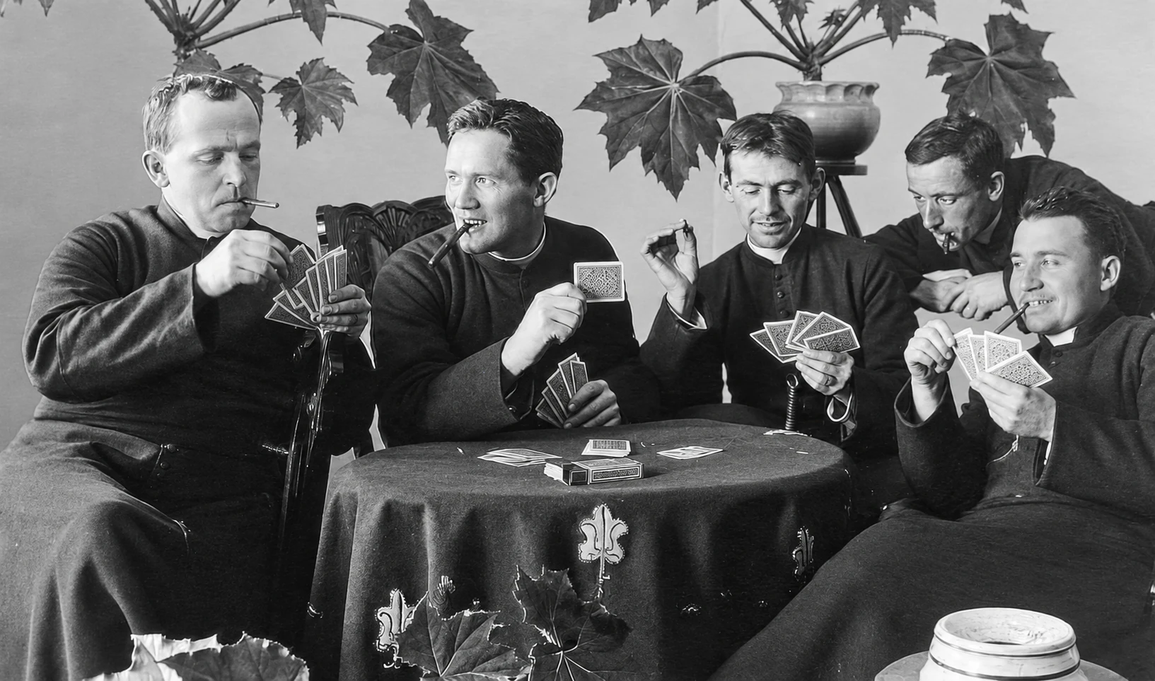 The Fathers at leisure, 1908