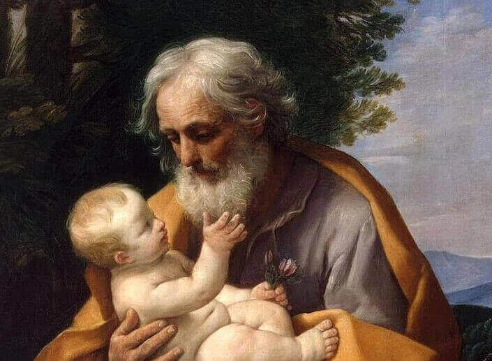 Saint Joseph portant l’Enfant Jésus, tableau de Guido Reni